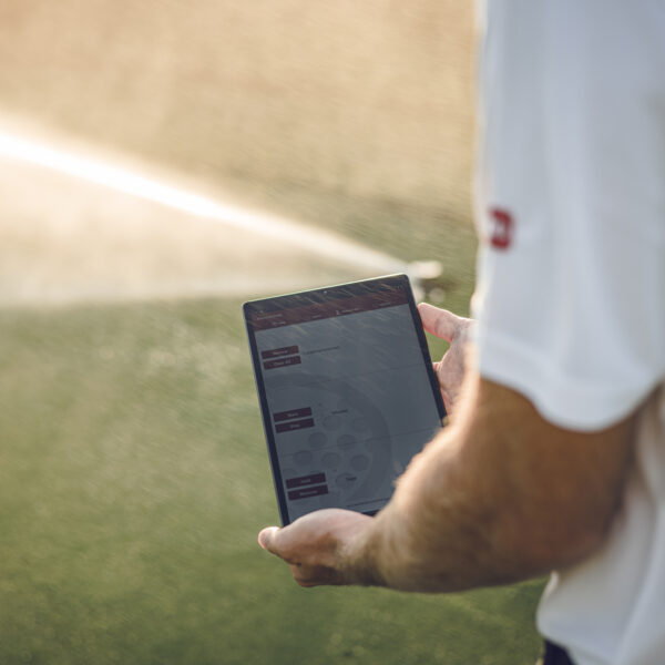 Controlling your irrigation and programming real-time actions while out and about on the course is easy with the Toro Lynx central control system.